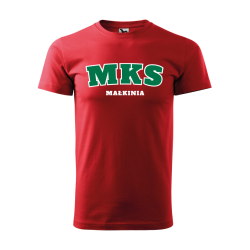 Koszulka kibicowska "MKS" Czerwona MKS Małkinia