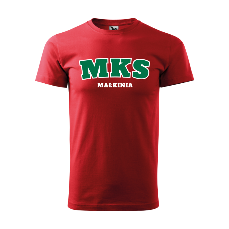 Koszulka kibicowska "MKS" Czerwona MKS Małkinia
