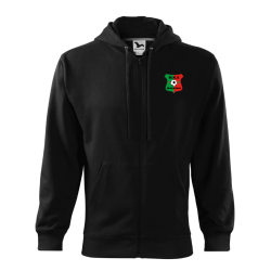 Bluza z suwakiem Czarna MKS Małkinia