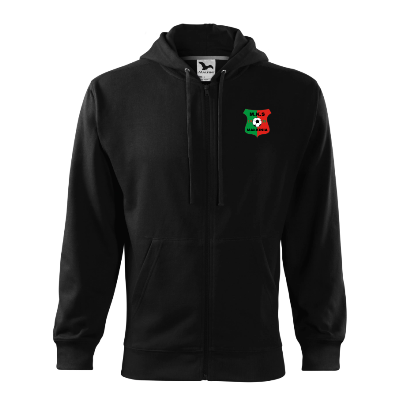 Bluza z suwakiem Czarna MKS Małkinia