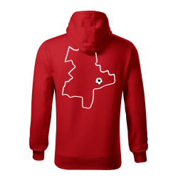 Bluza z kapturem Czerwona MKS Małkinia