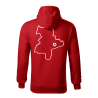 Bluza z kapturem Czerwona MKS Małkinia