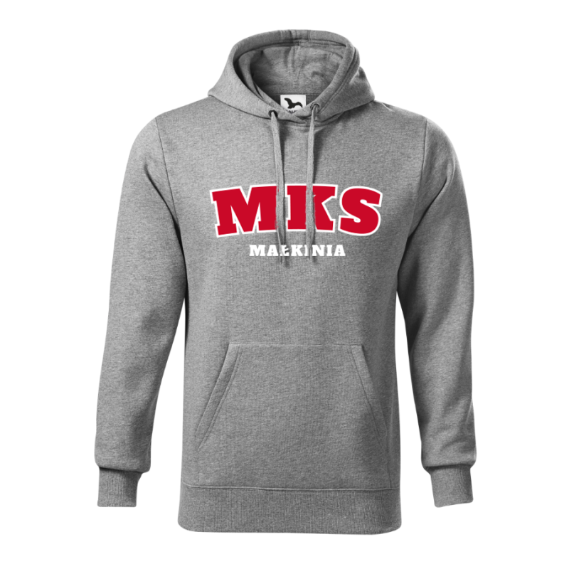Bluza z kapturem Szara MKS Małkinia Bluza z kapturem Szara MKS Małkinia